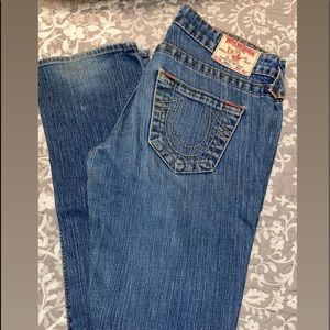True Religion Johnny Low Rise Straight Jeans